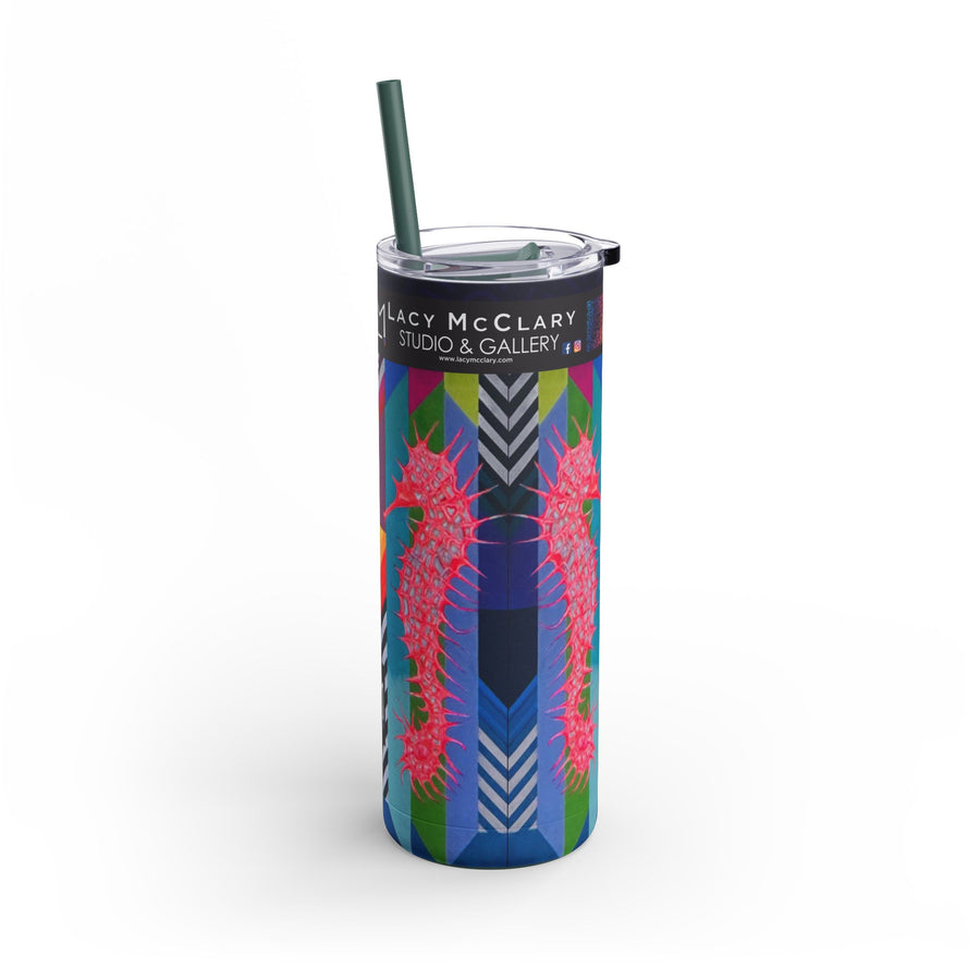 Best logo Color 20oz Skinny Tumbler with Straw