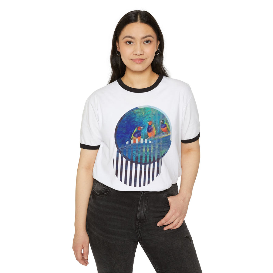 Birds are Important Unisex Ringer T-Shirt