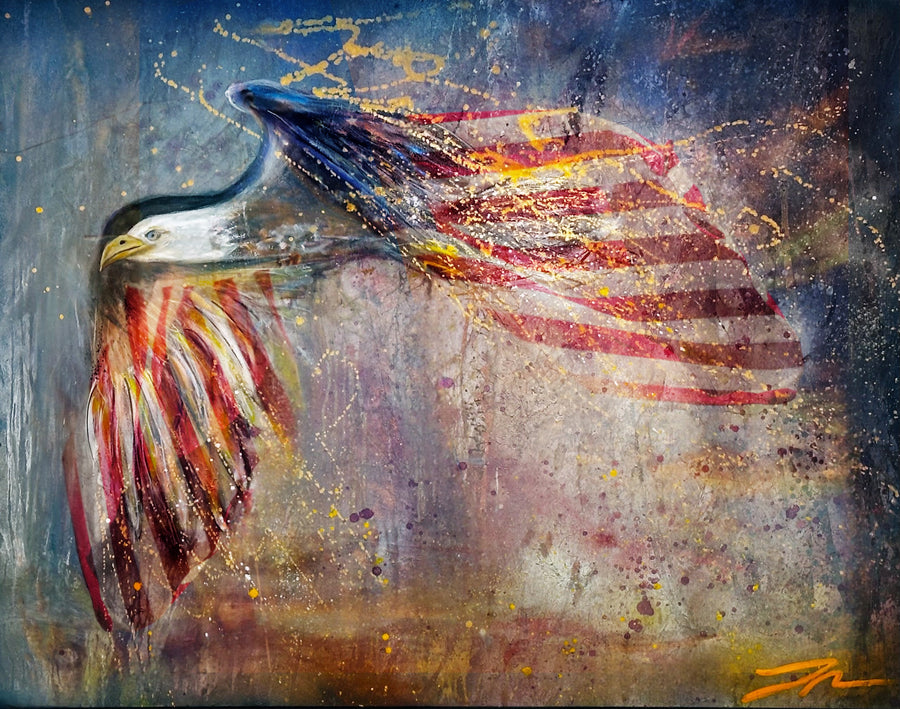 Freedom Screaming Eagle Hi in the Pines