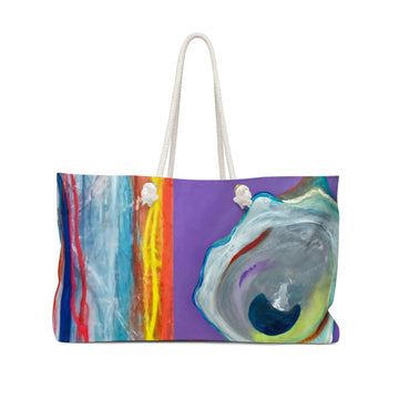 Blue Point Oyster Abstract Beach Tote
